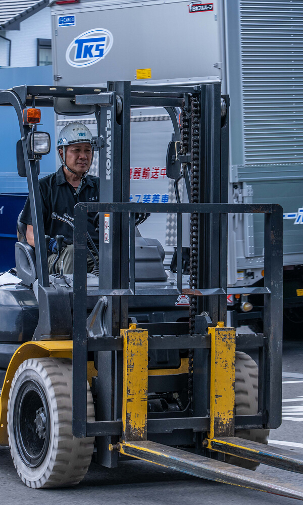 一般物を積載している写真